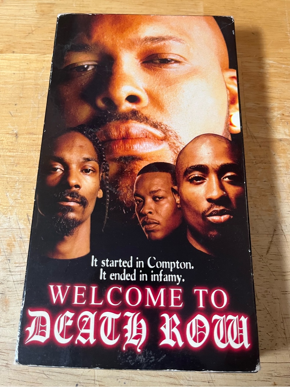Welcome to DEATH ROW VHS movie tape XENON pictures 2001 Dr. Dre 2pac Snoop Suge